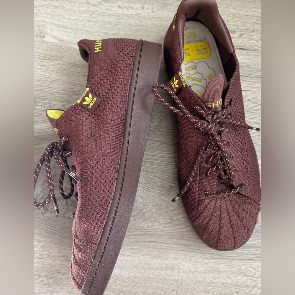 Adidas Men's Athletic Shoes - Maroon and Yellow